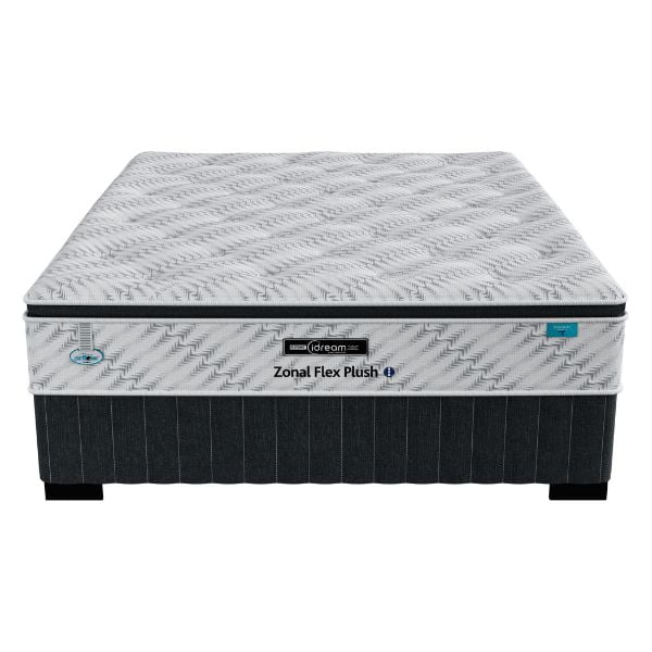 Restonic Zonal flex plush queen bed