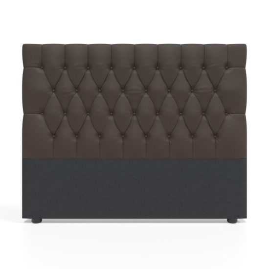 Mariana Brown Fabric King Size Headboard