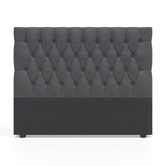Mariana Charcoal Fabric King Size Headboard