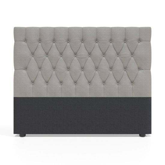 Mariana Cream Fabric King Size Headboard