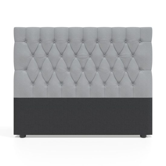 Mariana Gray Fabric King Size Headboard