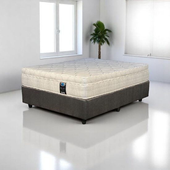 Royal Memory Pocket Spring Queen Bed Set Standard Length