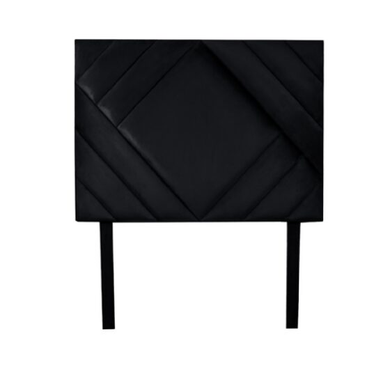 Florence Black Double Headboard