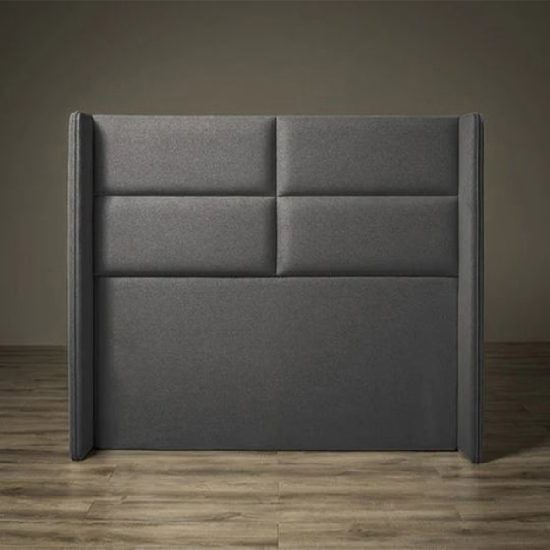 Kensington Charcoal Grey King Headboard