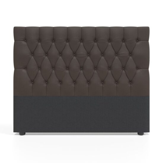 Mariana Brown Fabric Queen Headboard