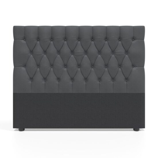 Mariana Charcoal Fabric Queen Headboard