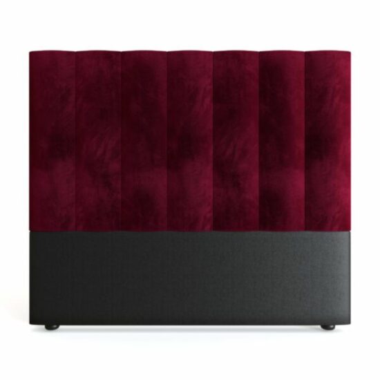 Prestige Rose Velvet Double Bed Headboard
